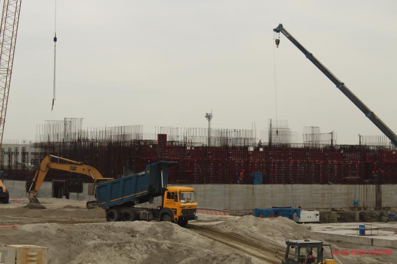 Rebar febrication above foundation plate of 10UJA