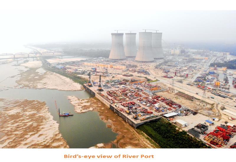 Bird’s-eye view of River Port